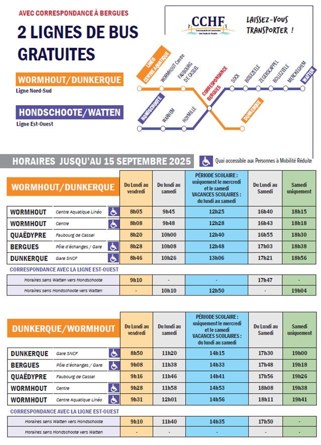 Deux lignes de bus gratuites 