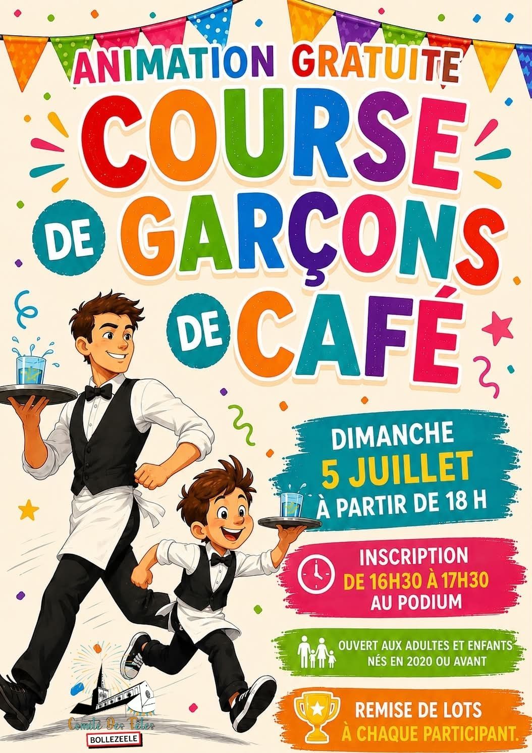 Ducasse : course de garçons de café  